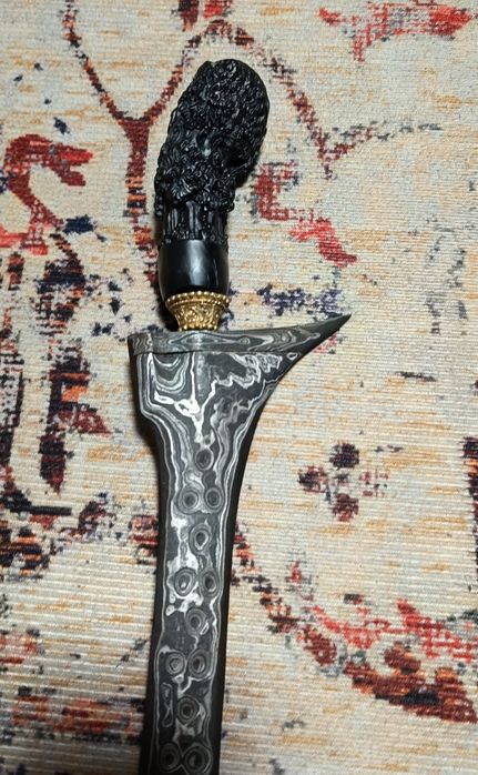 Stary rzadki sztylet indonezyjski kris, keris, nie szabla.