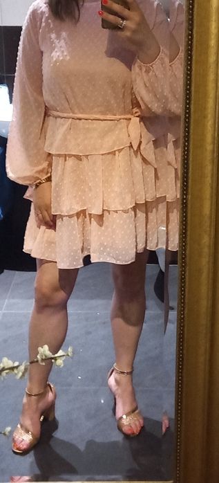 Sukienka Renee różowa wizytowa L