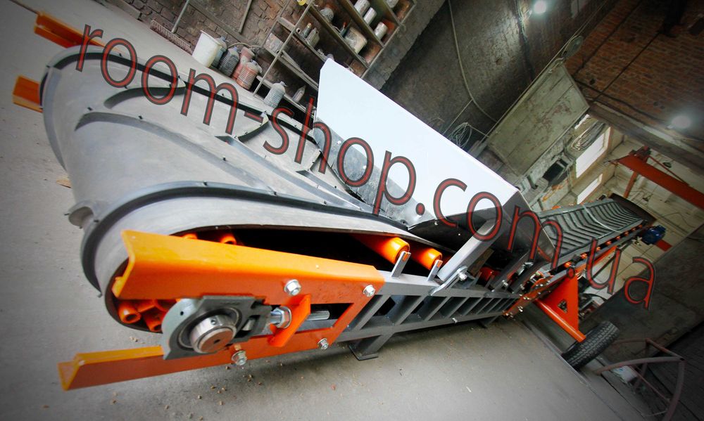 Разгрузчик вагонов, перегрузчик, ленточный конвейер, транспортер