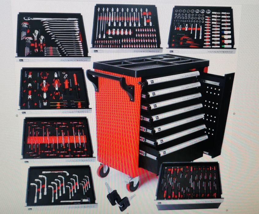 Wozek warsztatowy szafka full 7 szuflad wyprzedaz