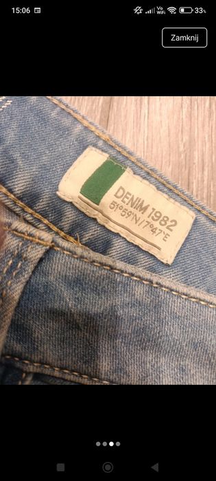 Jeansy damskie skinny Denim W31