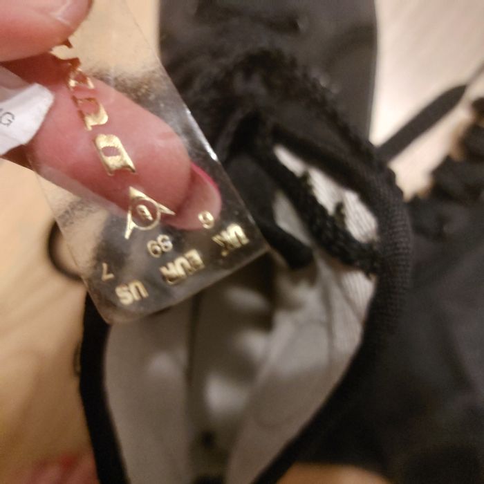 Nowe trampki tenisówki z kołkami czarne dunlop 39 uk 6