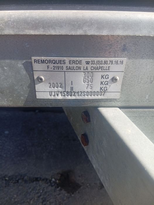 Atrelado/ Reboque, Daxara 158, como novo