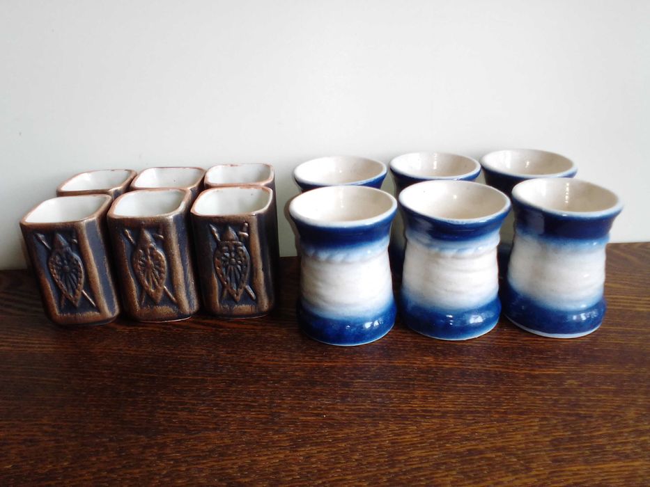 Стаканчики керамические (от наборов), 60-80 мл, 2х6 шт.