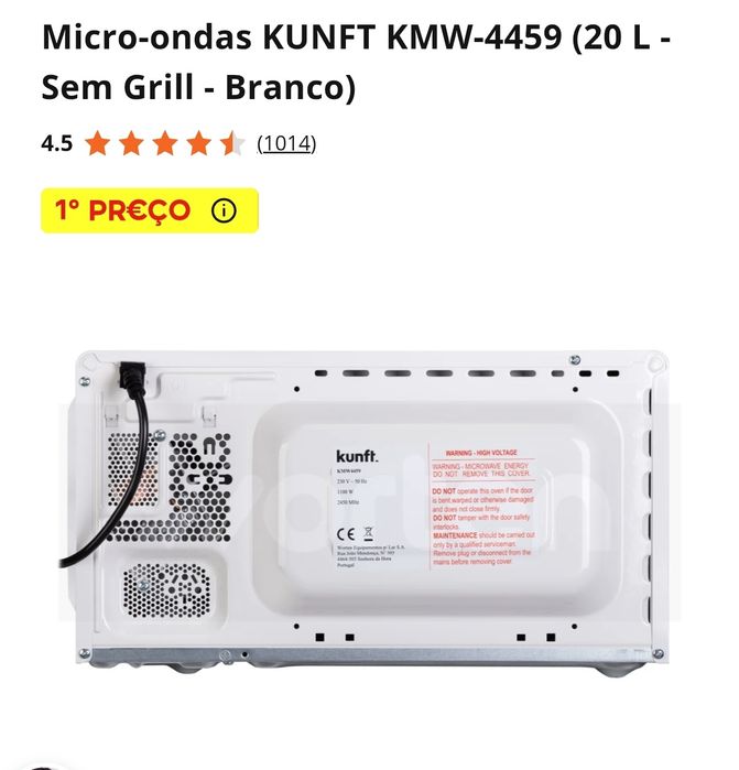 Microondas novo ler anúncio