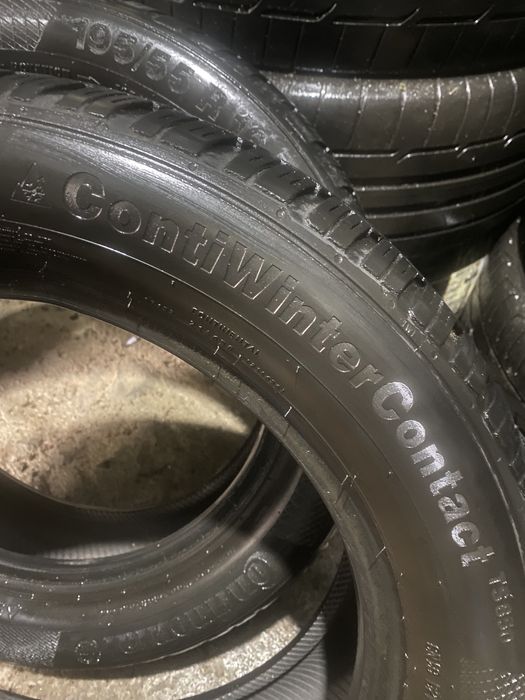 195/55 R16 Continental ContiWinterContact пара шин зимних.
