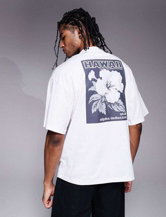 Футболка Alpha Industries Aloha Flower T BP