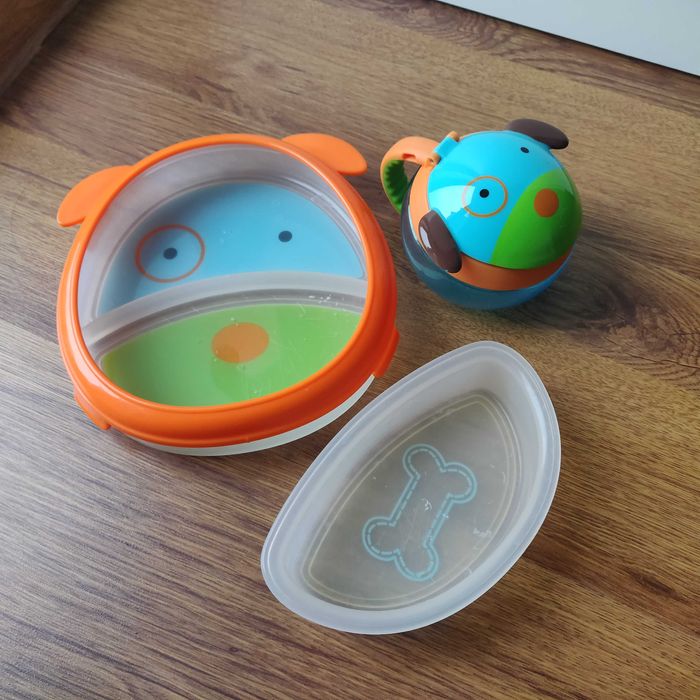 Skip hop kubek niewysypek, talerz i miseczka