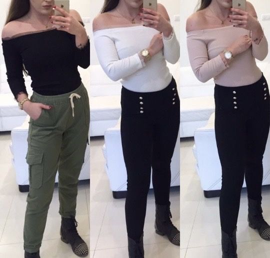 Paka ciuchów prążek prążkowane body sukienka bluzka