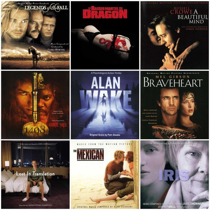 Soundtrack, OST, саундтреки, музыка к фильмам, CD