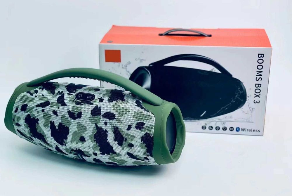 Портативная Bluetooth колонка Boombox 3 RGB B21 20вт IPX5|Светомузыка