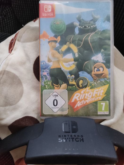 Jogo Ring Fit Adventure para Nintendo Switch.
