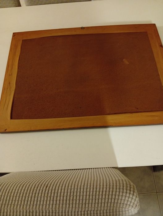 Quadro decorativo Última Ceia – moldura em madeira