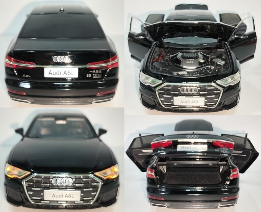 AUDI A6L модель 1:18 Hongsen Model Металл звук свет