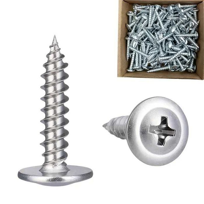 Grampos para fixar rede de metal 300 e Parafusos 300