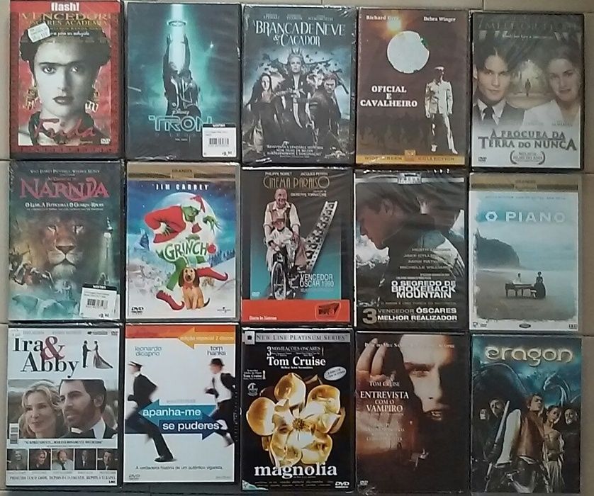 14 filmes DVDs por estrear. Ainda selados. Lote 1/4