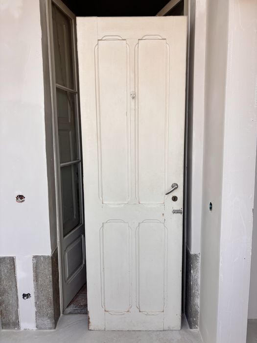 Porta madeira macica