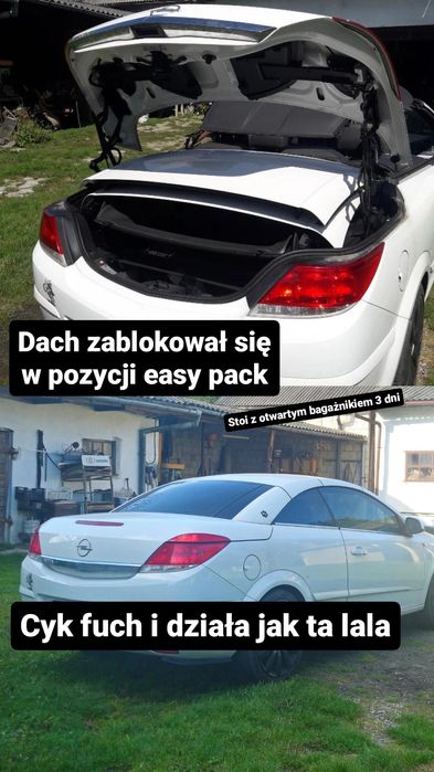 Serwis naprawa dachu TwinTop Cabrio kabrio Kabriolet VarioRoof