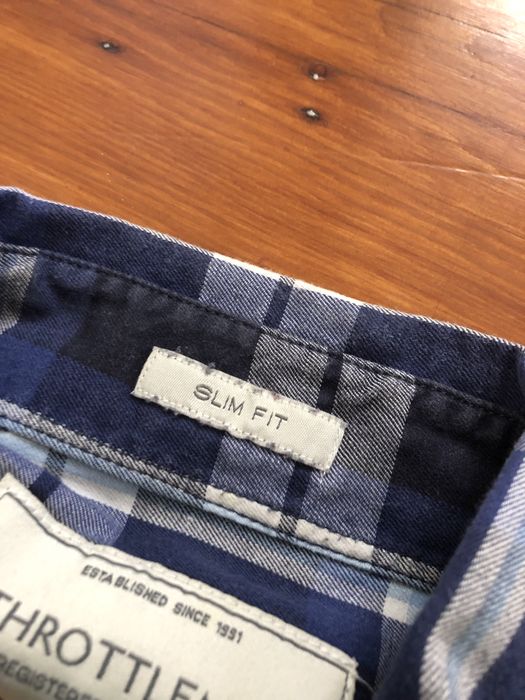 Camisa XL Throttleman como NOVA slim fit