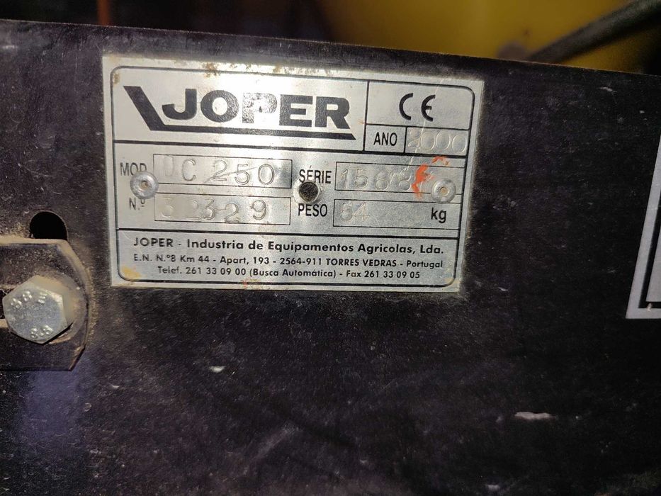 NOVO / SEM USO Distribuidor de Adubo/Sementes Joper DC 250 - Relíquia
