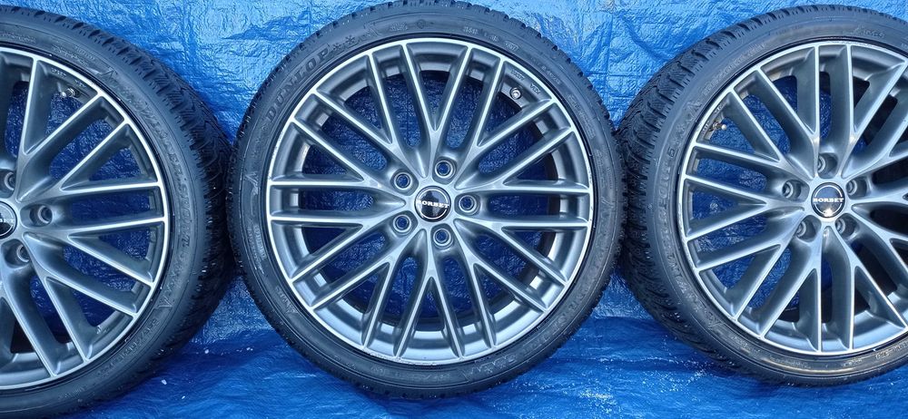 Felgi Koła Aluminiowe BORBET 225/40/R18 DUNLOP 8.5mm 5x114.3 NISSAN
