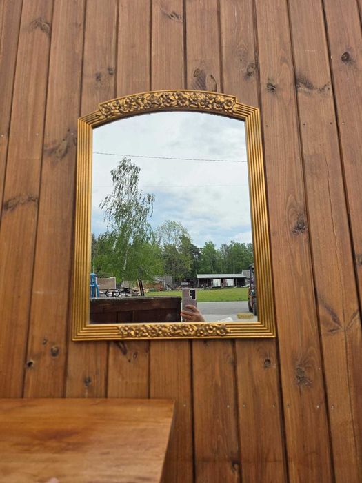Dekoracyjne lustro w stylu klasycznym / złota rama 55x73 cm #496 Stylowy Węgrów