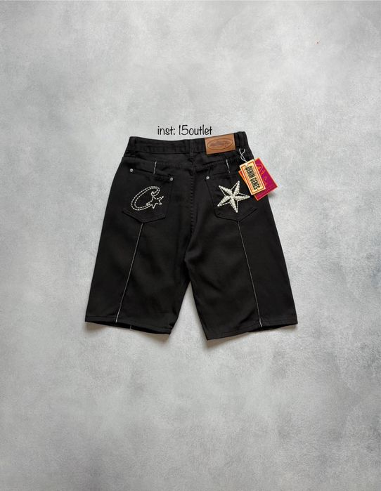 Джинсовые шорты Corteiz C-Star Denim Кортез Шорти
