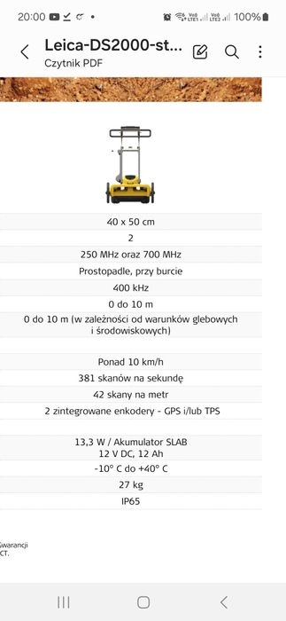 Georadar GPR Opera Duo v2 Leica Ds2000