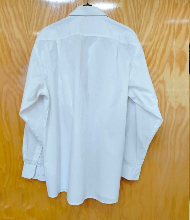 Koszula męska biała wizytowa prosta 41