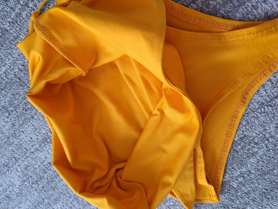 Słoneczne żółte body miękki materiał S/M