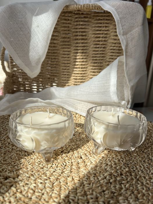 Свічки з соєвого воску