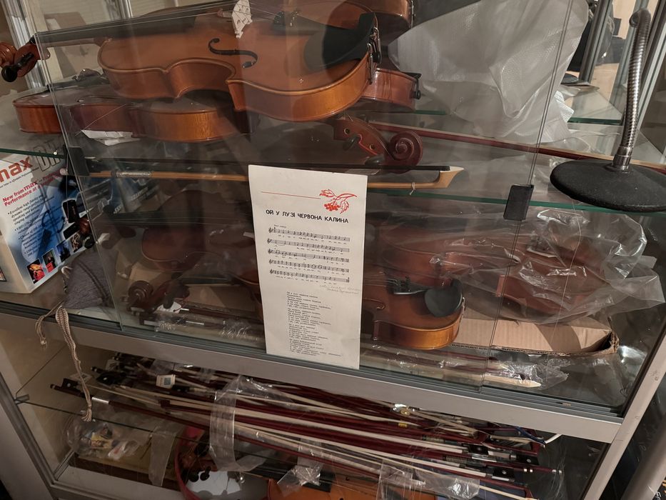 Скрипки для муз. школы разных производителей 1/8 ,1/4 ,1/2,3/4,7/8,4/4