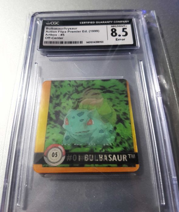 Bulbasaur/Ivysaur "Error" (Erro de Fábrica) 1999