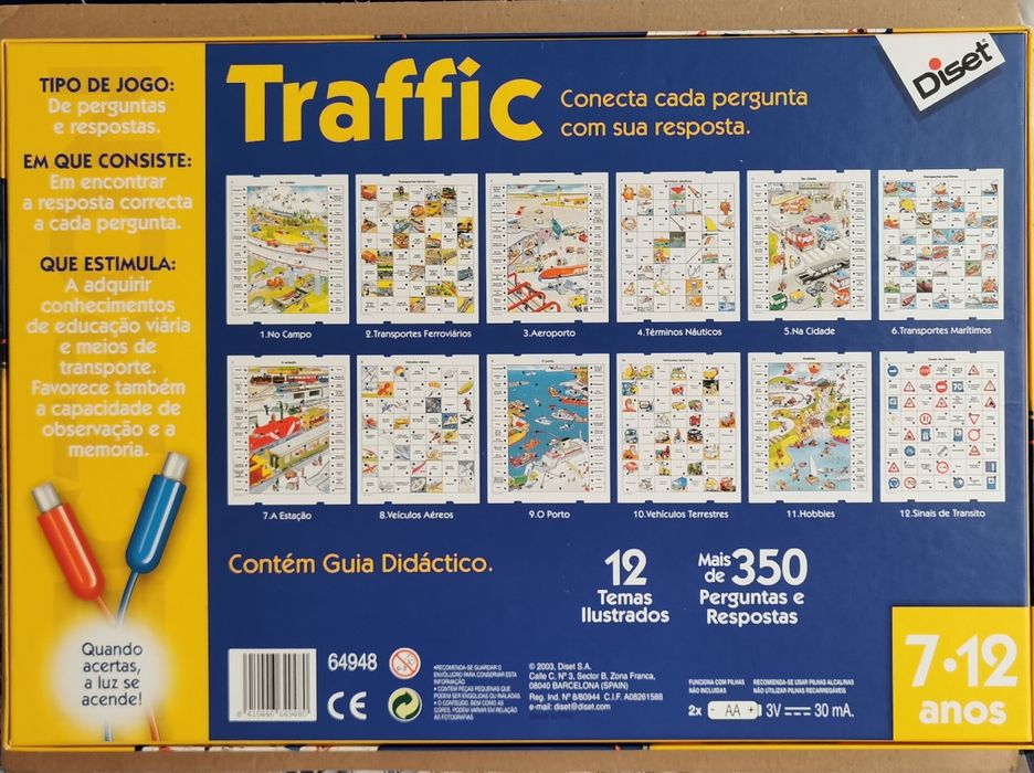 Jogo interativo "Lectron Traffic" da Diset