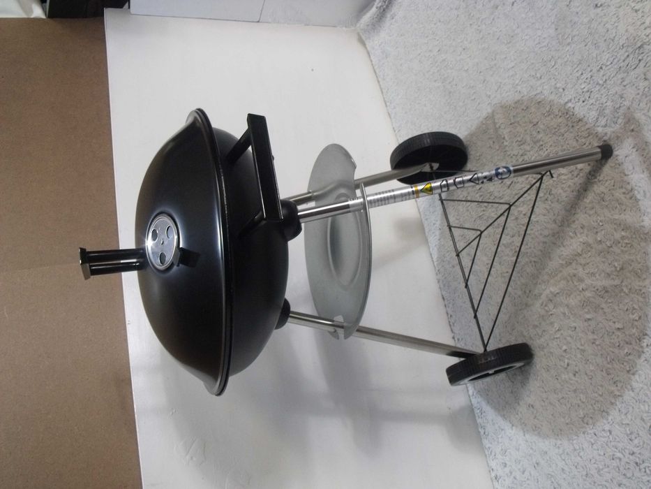 Grill węglowy okrągły z przykrywką MG Home 43 cm NOWY
