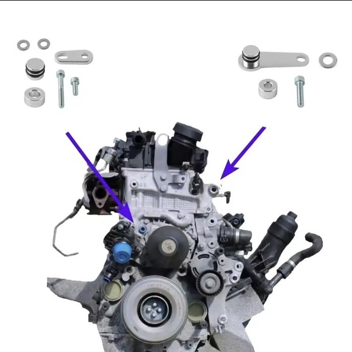 Kit remoção anulação válvula egr motor b47 2.0 BMW