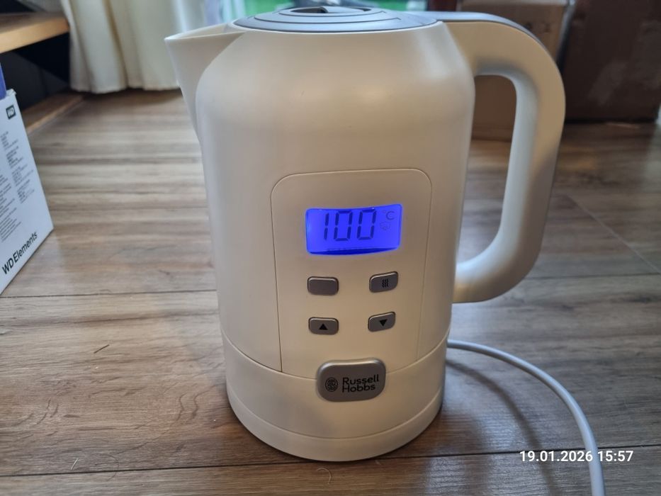 NOWY Czajnik BezPrzewodowy Russell Hobbs 21150 z Regulacją Temperatury