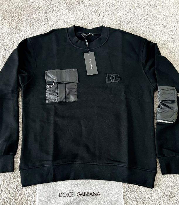 Nowa Bluza Dolce & Gabbana DG Black Pocket oryginał!