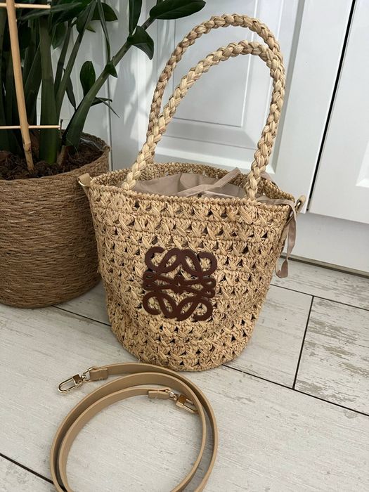 Nowa torebka Loewe letnia raffia