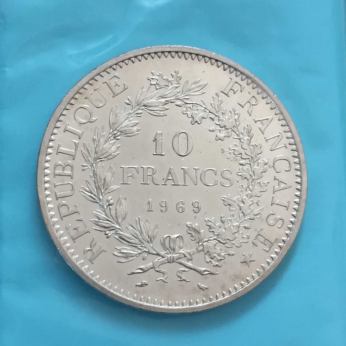 10 Francos 1969 França - prata