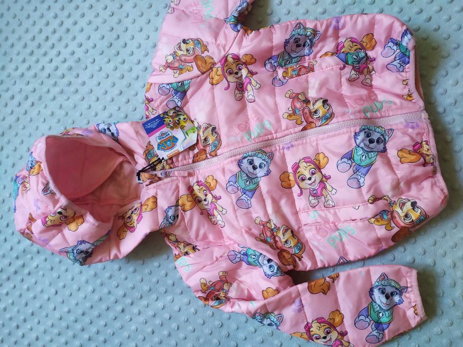 Dziewczęca kurtka przejściowa Psi Patrol 98/104