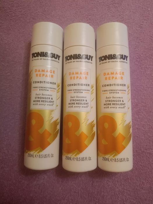 Toni&guy damage repair conditioner 3 odżywki do włosów suchych