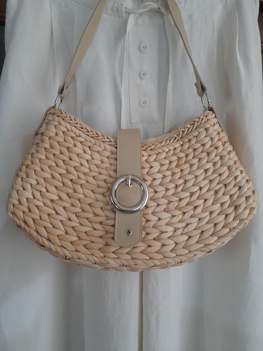 Сумка із соломки біжева нова