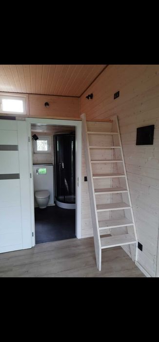 Domek drewniany szkieletowy 7x5 Kolumb