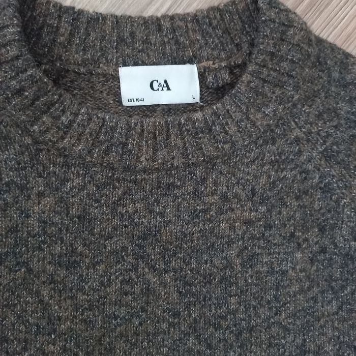 Firmowy męski sweter-L