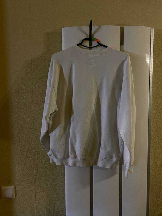 Свитшот Nike белый оригинал small logo / Nike Crewneck White размер M