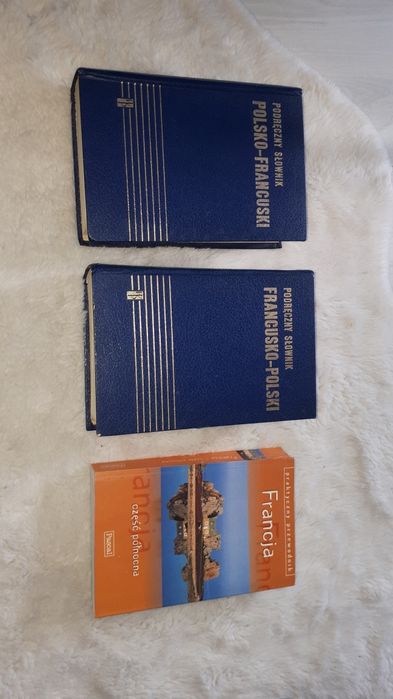 Francja - część północna i słowniki polsko - franc. i franc. - polski