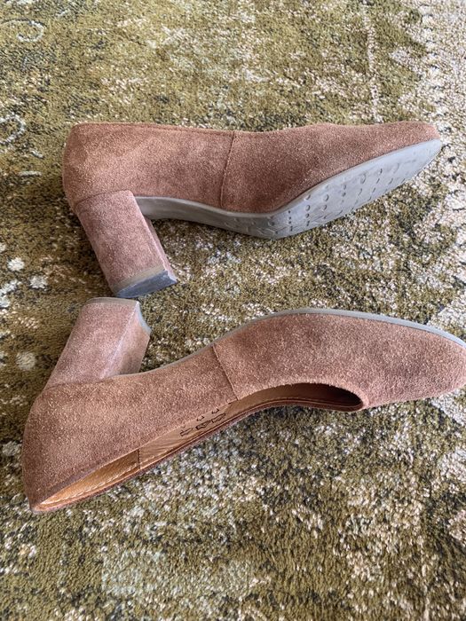 Buty zamszowe brązowe r. 37,5
