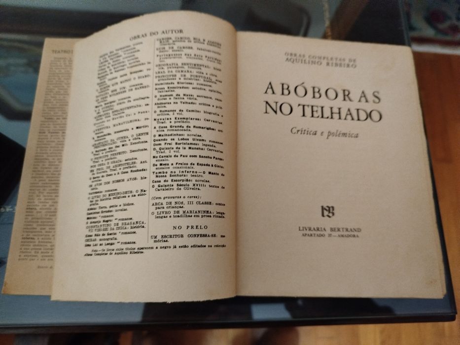 Aquilino Ribeiro//Abóboras no Telhado-Bertrand  Editora