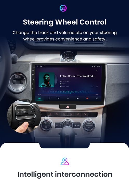 Rádio 10" android Volkswagen Passat B6 B7 CC CARPLAY WIFI GPS Novo